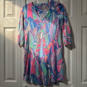 Lilly Pulitzer Ali Dress Out to Sea XS